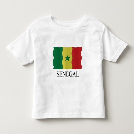 Senegal flag kinder shirts (Voorkant)