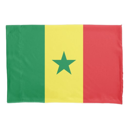 Senegal Flag Kussensloop (Voorkant)
