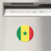 Senegal Flag Magnet Magneet (Insitu (Vaatwasser))