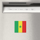 Senegal Flag Magnet Magneet (Insitu (Vaatwasser))