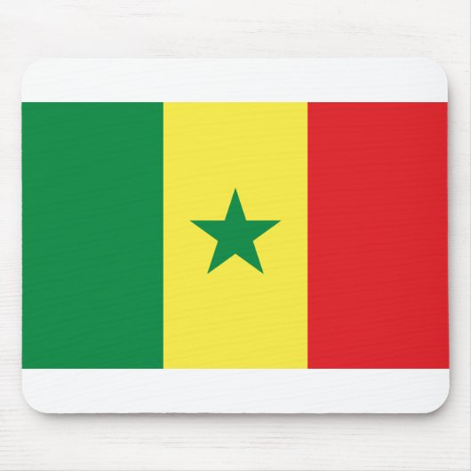 Senegal Flag Muismat (Voorkant)