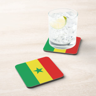 Senegal Flag Onderzetter