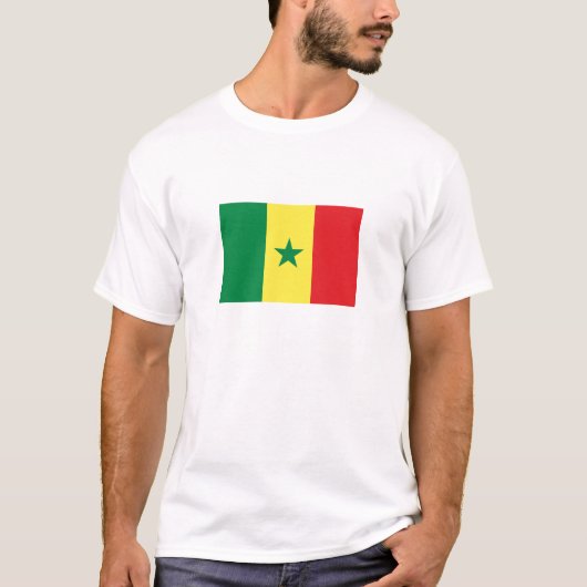 Senegal Flag T-shirt (Voorkant)