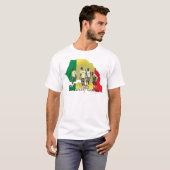 Senegal Futbol T-shirt (Voorkant volledig)