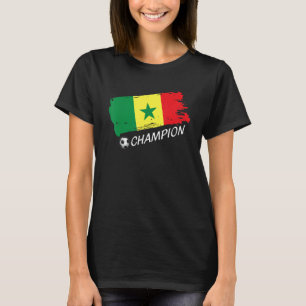 Senegal Kampioen Senegal Voetbal Fan Nationaal Te T-shirt