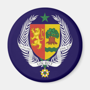 Senegal land wapen wapenschild symbool embleem vla magneet