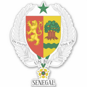 Senegal - nationale wapenstilstand patriottische s sticker
