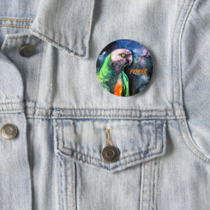 Senegal Parrot Ronde Button 5,7 Cm