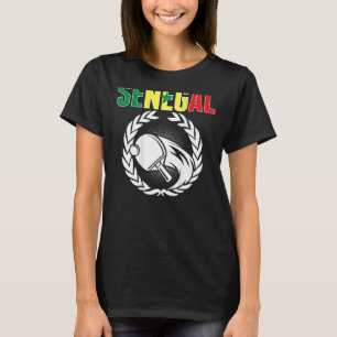 Senegal Ping Pong Support Senegalese Tennis T-shirt