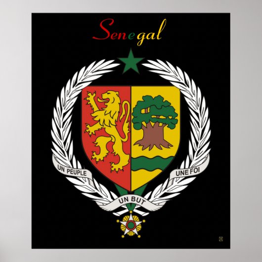 SENEGAL POSTER (Voorkant)