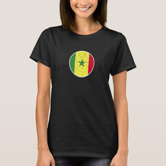 Senegal Proud Senegalese Flag T-shirt (Voorkant)