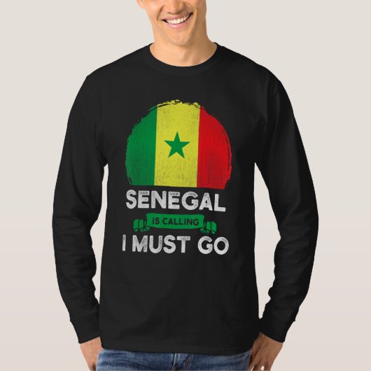 Senegal roept dat ik moet gaan erfgoed - Roots Pri T-shirt (Voorkant)