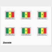 Senegal Ronde Sticker (Vel)
