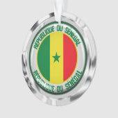 Senegal Round Emblem Ornament (voorkant)