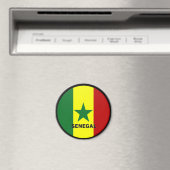 Senegal Roundel kwaliteitsvlag Magneet (Insitu (Vaatwasser))