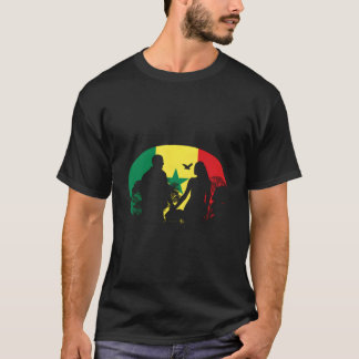 Senegal Senegalees West-Afrika Trots Liefde Vlag T-shirt