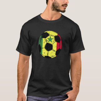 Senegal Soccer Senegal Flag Football T-shirt
