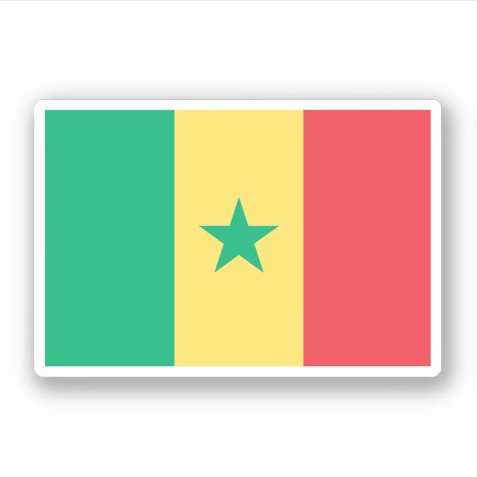 Senegal Sticker (Voorkant)