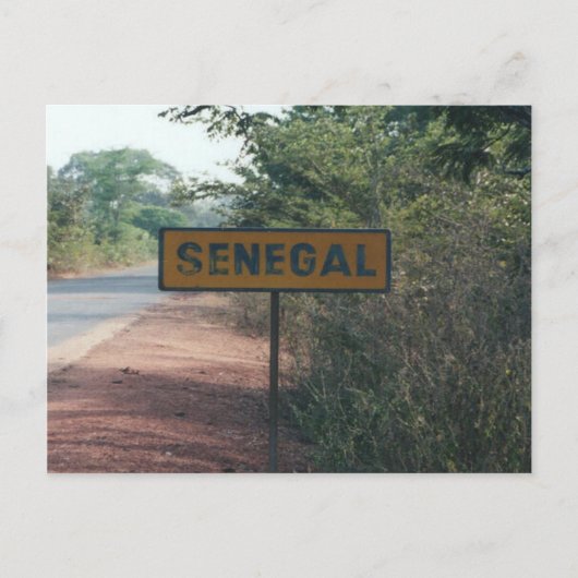 Senegal, Tafel, Zeichen Briefkaart (Voorkant)