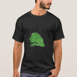 Senegal Voetbal Voetbal Rechtbank T-shirt