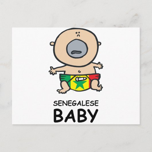 Senegalese Baby Briefkaart (Voorkant)