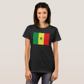 Senegalese Senegal Flag Pride Senegalese Flag T-shirt (Voorkant volledig)
