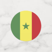 Senegalese vlag confetti (Kleine voorkant)