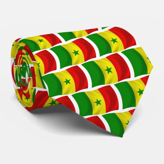 Senegalese Vlag Das (Opgerold)