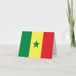 Senegalese vlag kaart