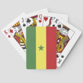 Senegalese vlag pokerkaarten (Achterkant)