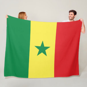 Senegalese vlag (Senegal) Fleece Deken