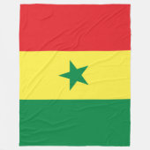 Senegalese vlag (Senegal) Fleece Deken (Voorkant)