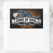 SENEN VAN STEENKOOL RECHTHOEKIGE STICKER (Tas)