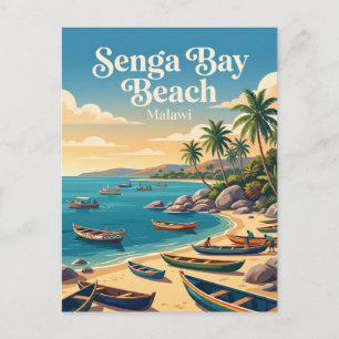 Senga Bay Strand Malawi Briefkaart