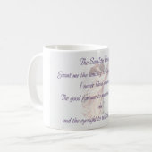 Senility Prayer mok violet (Voorkant links)