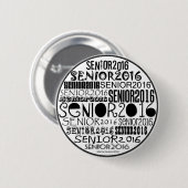 Senior 2016 Button Pin (Voorkant /achterkant)
