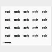 Senior 2023 Afstuderen Cadeauklasse 2023 Ronde Sticker (Vel)