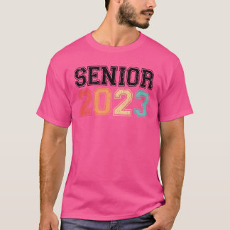 Senior 2023 Retro Vintage vrienden T-shirt