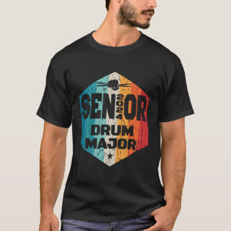 Senior 2024 Drum Major 2024 Klasse van 2024 Senior T-shirt