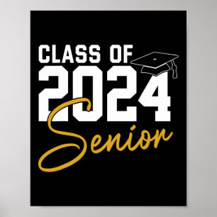 Senior 2024 Klasse of 2024 Seniors Afstuderen 2024 Poster