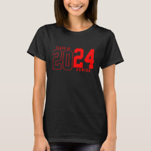 Senior 2024 Klasse van 2024 Senioren Afstuderen 20 T-shirt