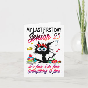 Senior 2025 Afstuderen Mijn laatste eerste dag van Kaart