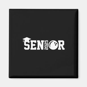 Senior 2025 Bowling Player CL van 2025 Afstuderen  Magneet