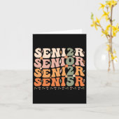 Senior 2025 CL van 2025 Afstuderen 2025 Groovy 1 Kaart (Gele Bloem)