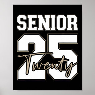 Senior 2025 College High School Afstuderen CL van Poster