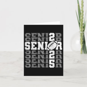 Senior 2025 Football Mom High School Afstuderen Ou Kaart