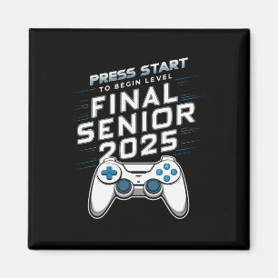 Senior 2025 Klas van 2025 Gamer Videogames Magneet