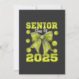 Senior 2025 Softbal Afstuderen Afstuderen Sport Bedankkaart