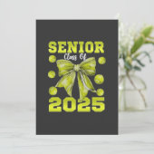Senior 2025 Softbal Afstuderen Afstuderen Sport Save The Date (Staand voorkant)