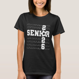 Senior 2026 Afstuderen Cl Van 2026 School Voetbal  T-shirt
